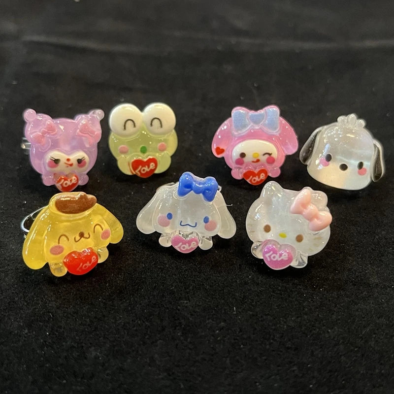 Sanrio Rings 7PCS