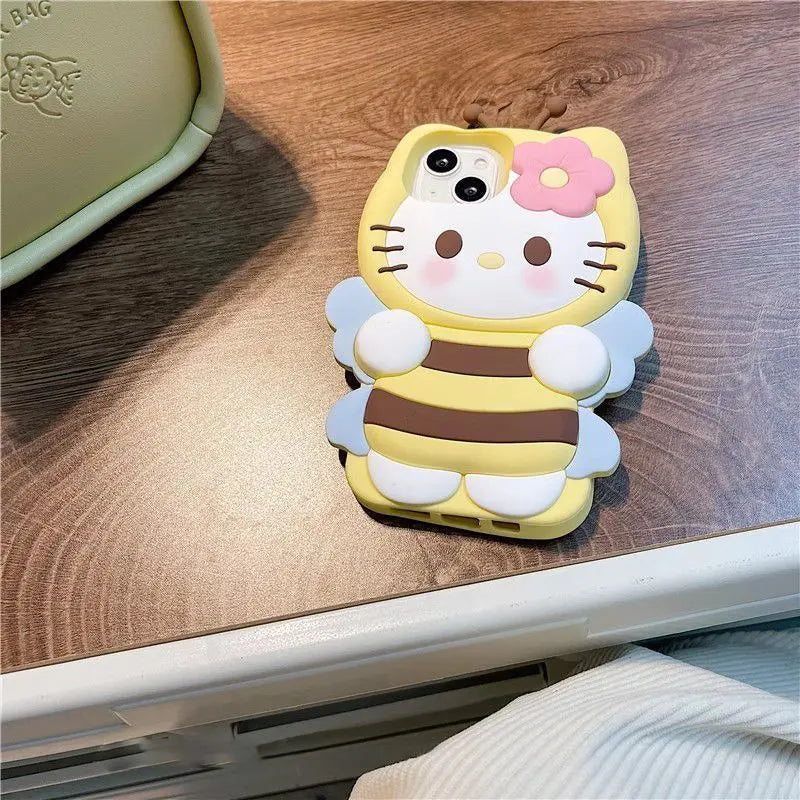 Bumble Bee Hello Kitty iPhone Case