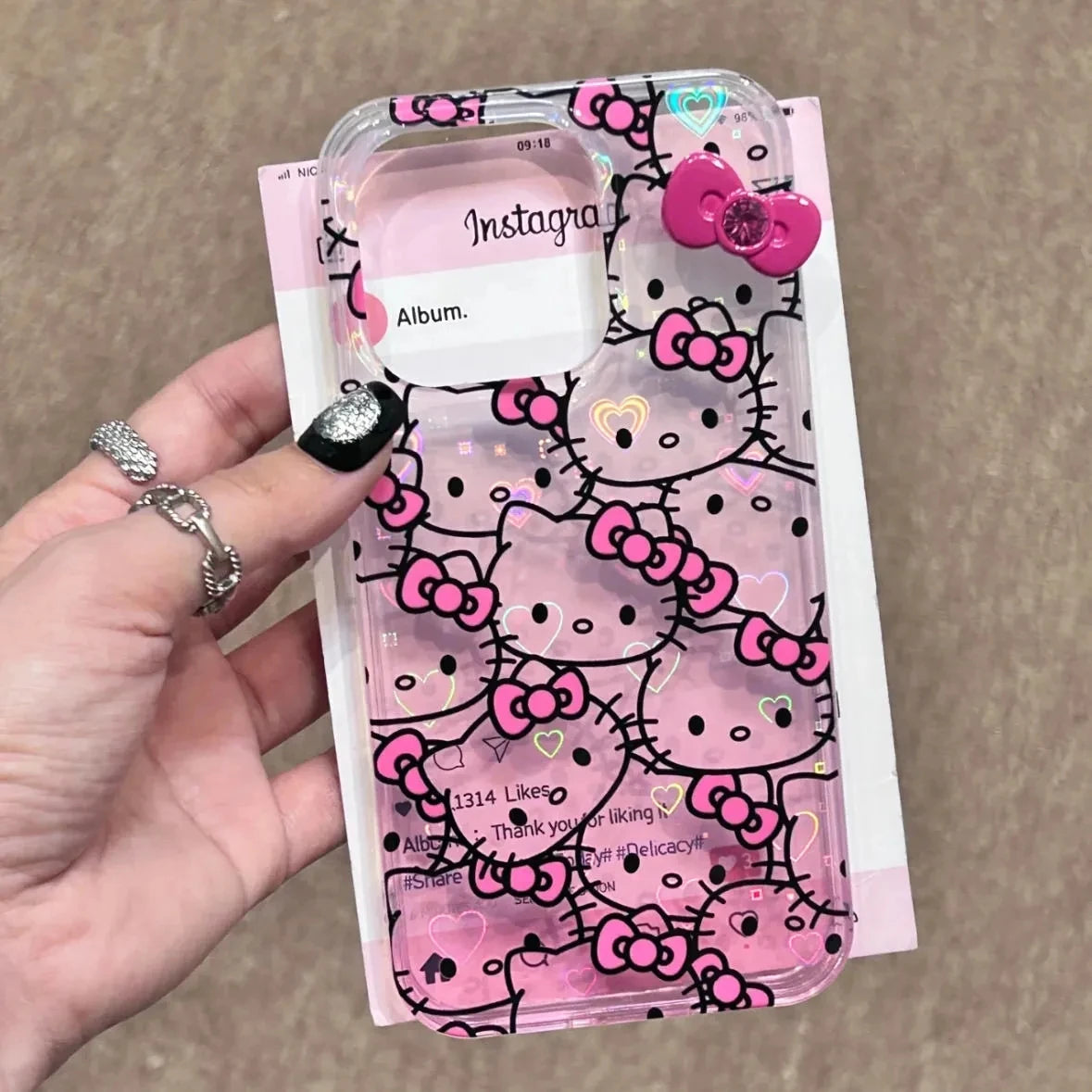 Sanrio Hello Kitty Holographic iPhone Case