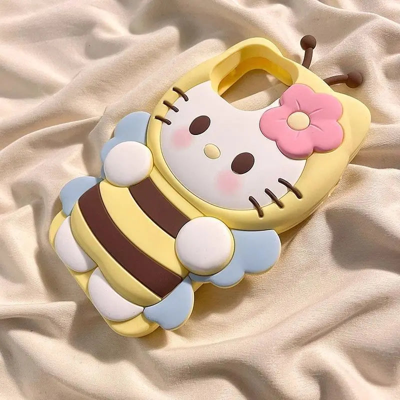 Bumble Bee Hello Kitty iPhone Case