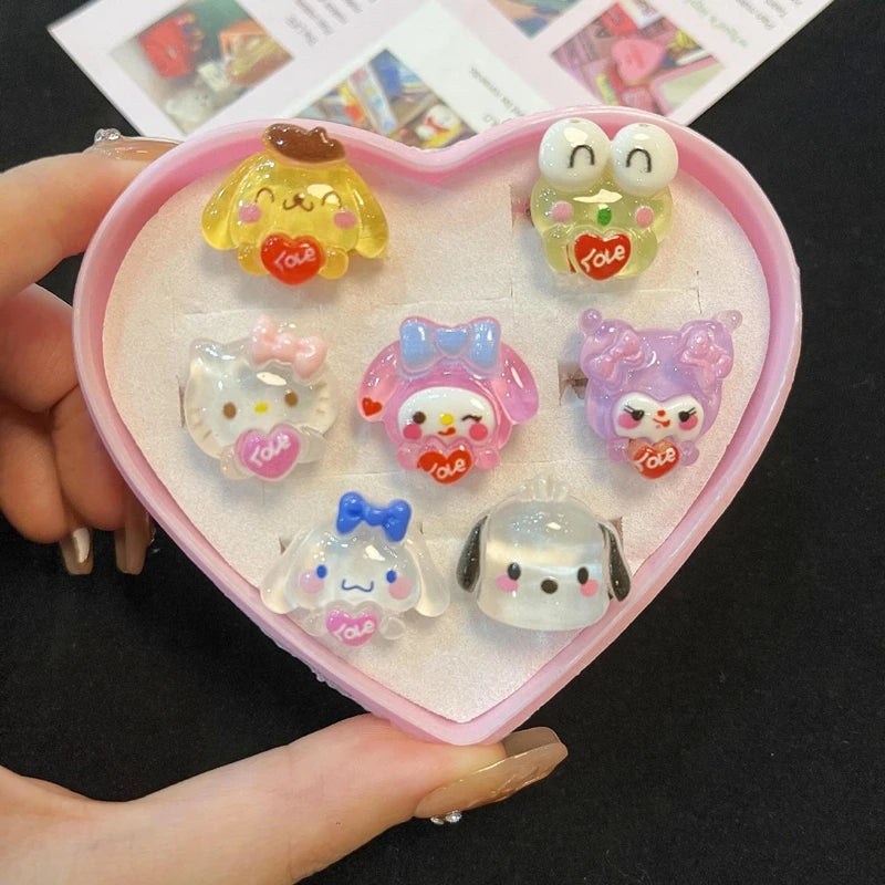 Sanrio Rings 7PCS