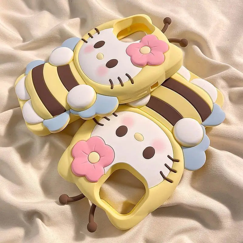 Bumble Bee Hello Kitty iPhone Case