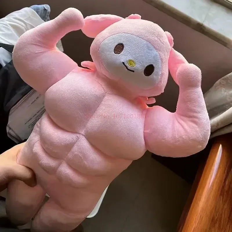 Sanrio Kawaii Hello Kitty Muscle Plush