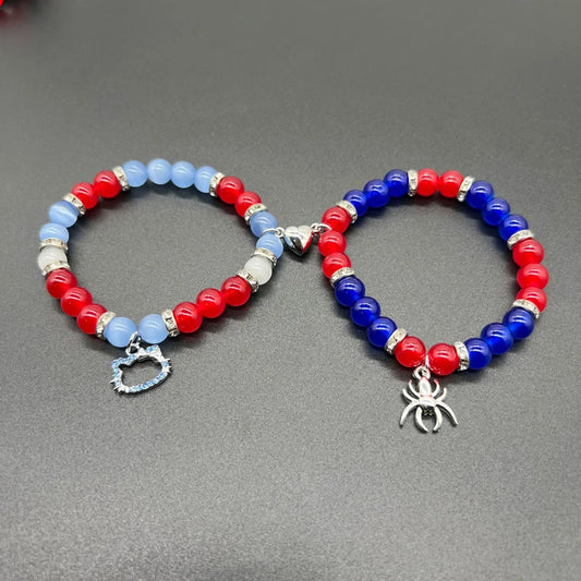 2pcs/set Hello Kitty & Spiderman Bracelets