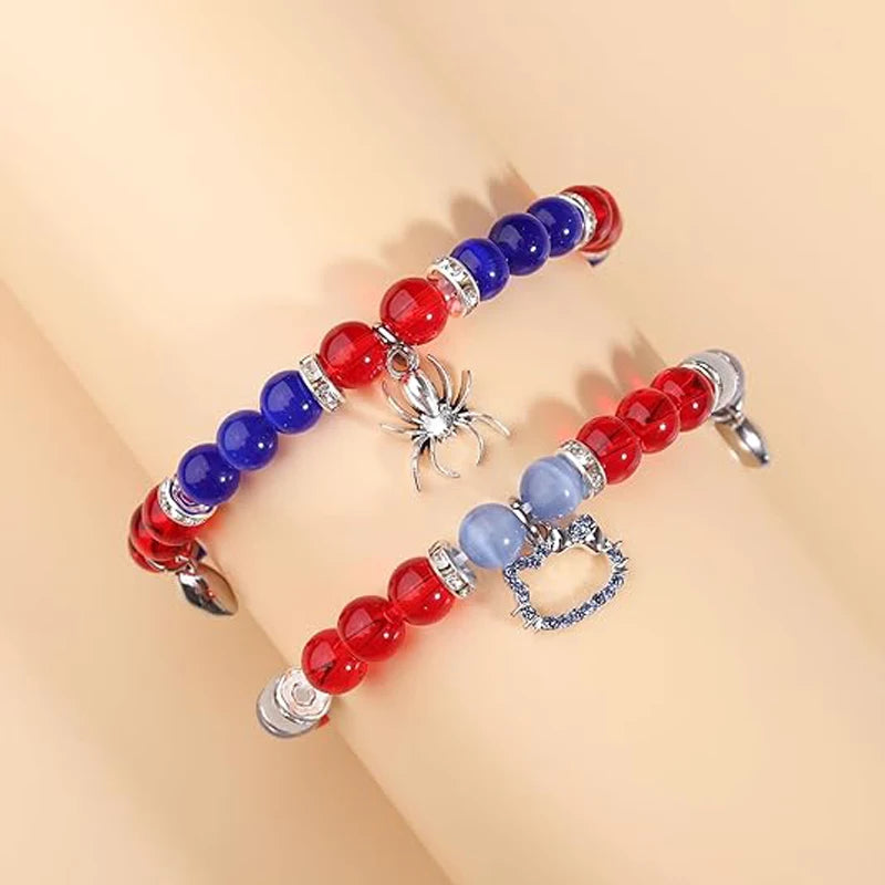 2pcs/set Hello Kitty & Spiderman Bracelets