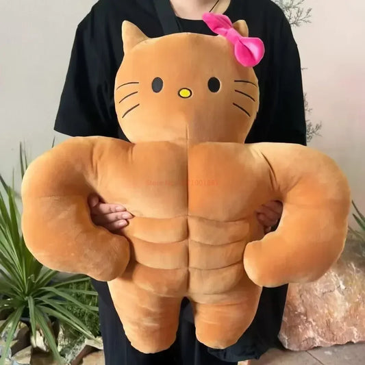 Sanrio Kawaii Hello Kitty Muscle Plush