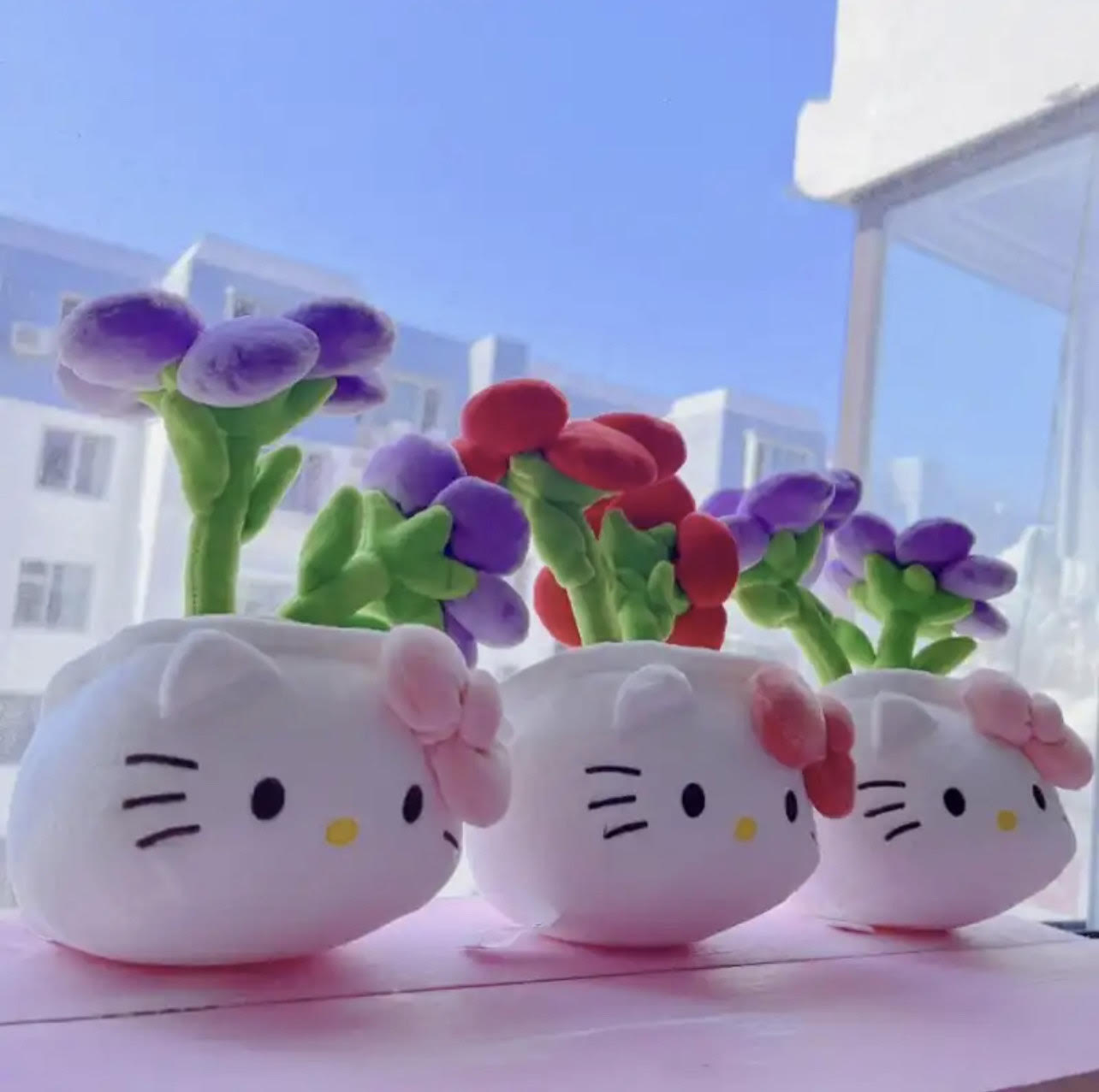 Hello Kitty Potted Plant Plushie