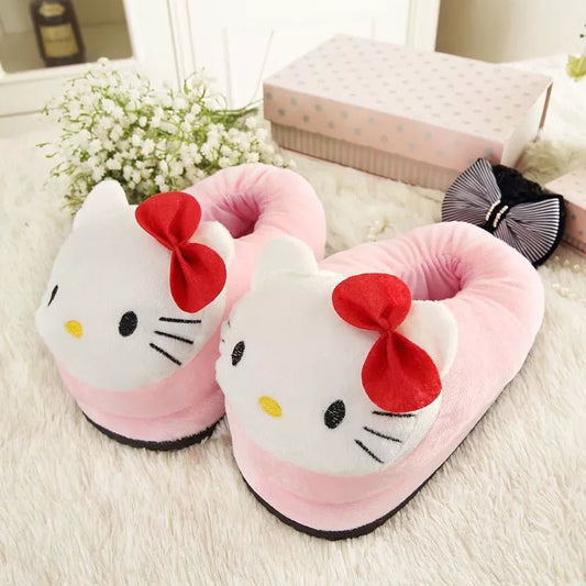 SnuggleStep™ Big Hello Kitty Slippers - SnuggleStep